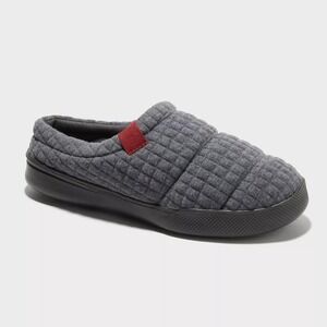 Men's Dearfoams Dluxe Julien Clog Slippers Gray Size 13/14 XL New With Tags